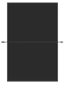 Trina Vertex S+ N-Type Dual Glass 450W - Triple-Cut 1500V All Black Solar Panel