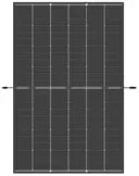 Trina Vertex S+ N-Type Dual Glass 440W - Triple-Cut 1500V (Clear Black)