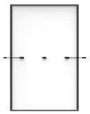 Trina Vertex S+ N-Type Dual Glass 450W - Triple-Cut 1500V All Black Solar Panel