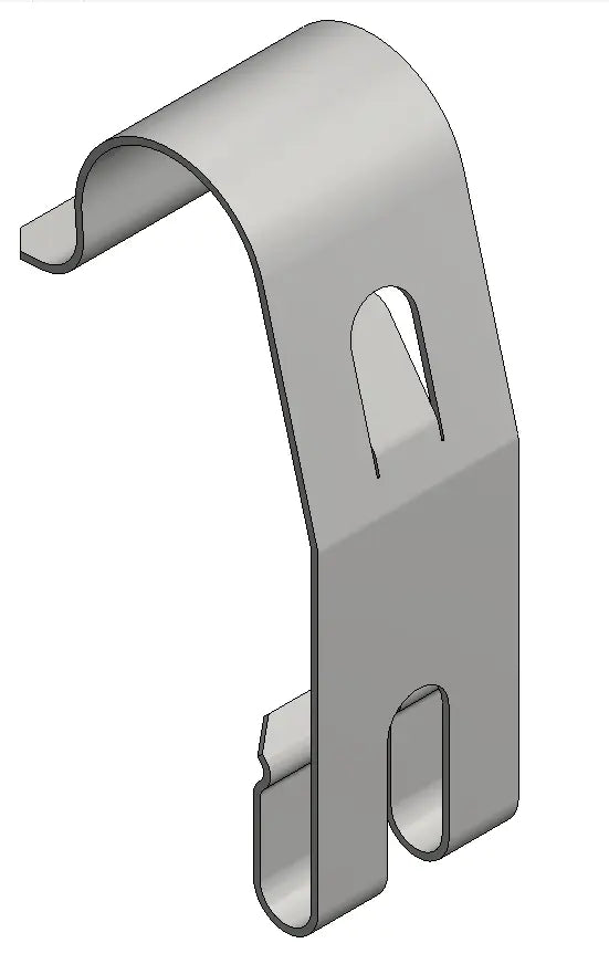 Van der Valk SS cover clamp cable basket h=60 clip-on