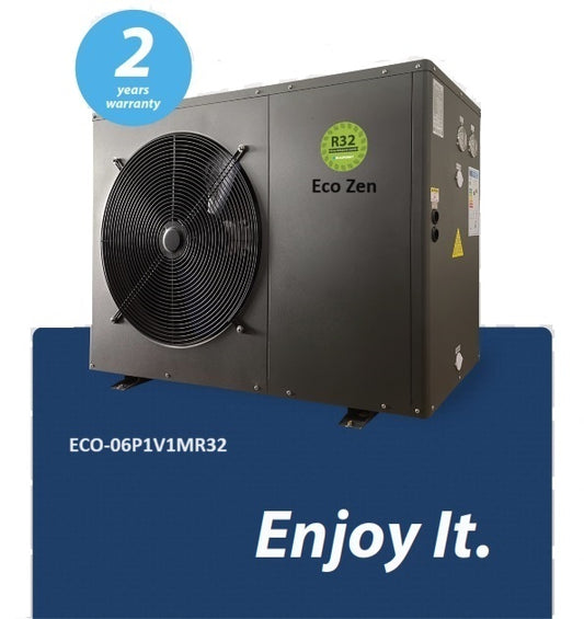 Αντλία Θερμότητας ECO-Zen 6 kW R32 με Wi-Fi, Touch Display, Monoblock, Μονοφασική, με Κυκλοφορητή