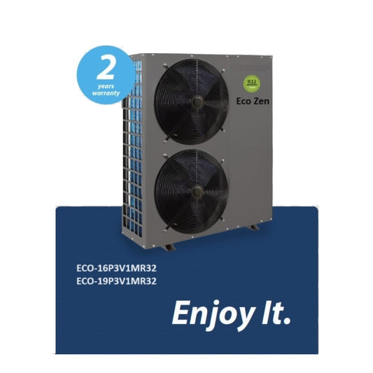 Αντλία Θερμότητας ECO-Zen 16 kW R32 με Wi-Fi, Touch Display, Monoblock, Τριφασική, με Κυκλοφορητή