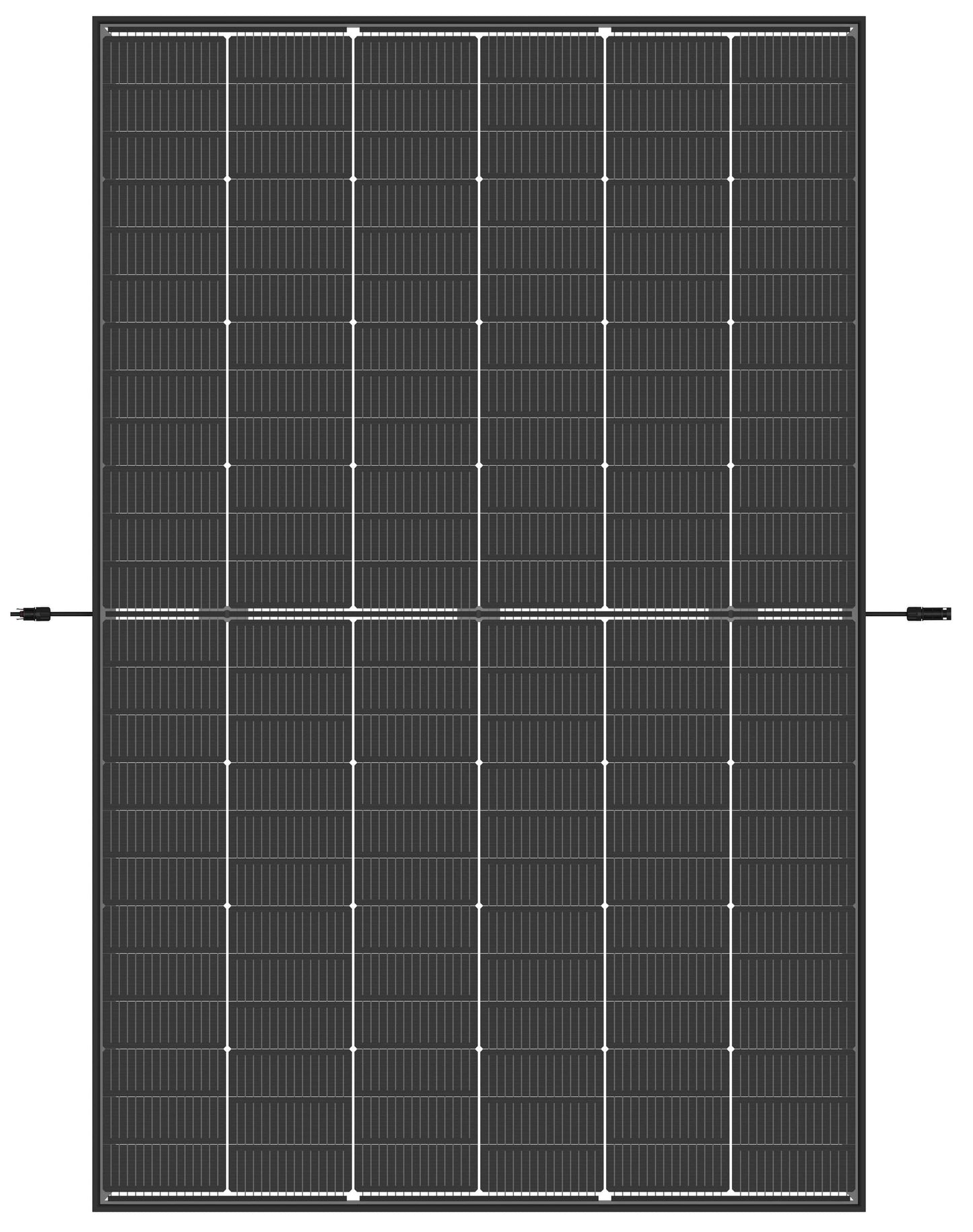 Trina Vertex S+ N-Type Dual Glass 445W - Triple-Cut 1500V (Clear Black)