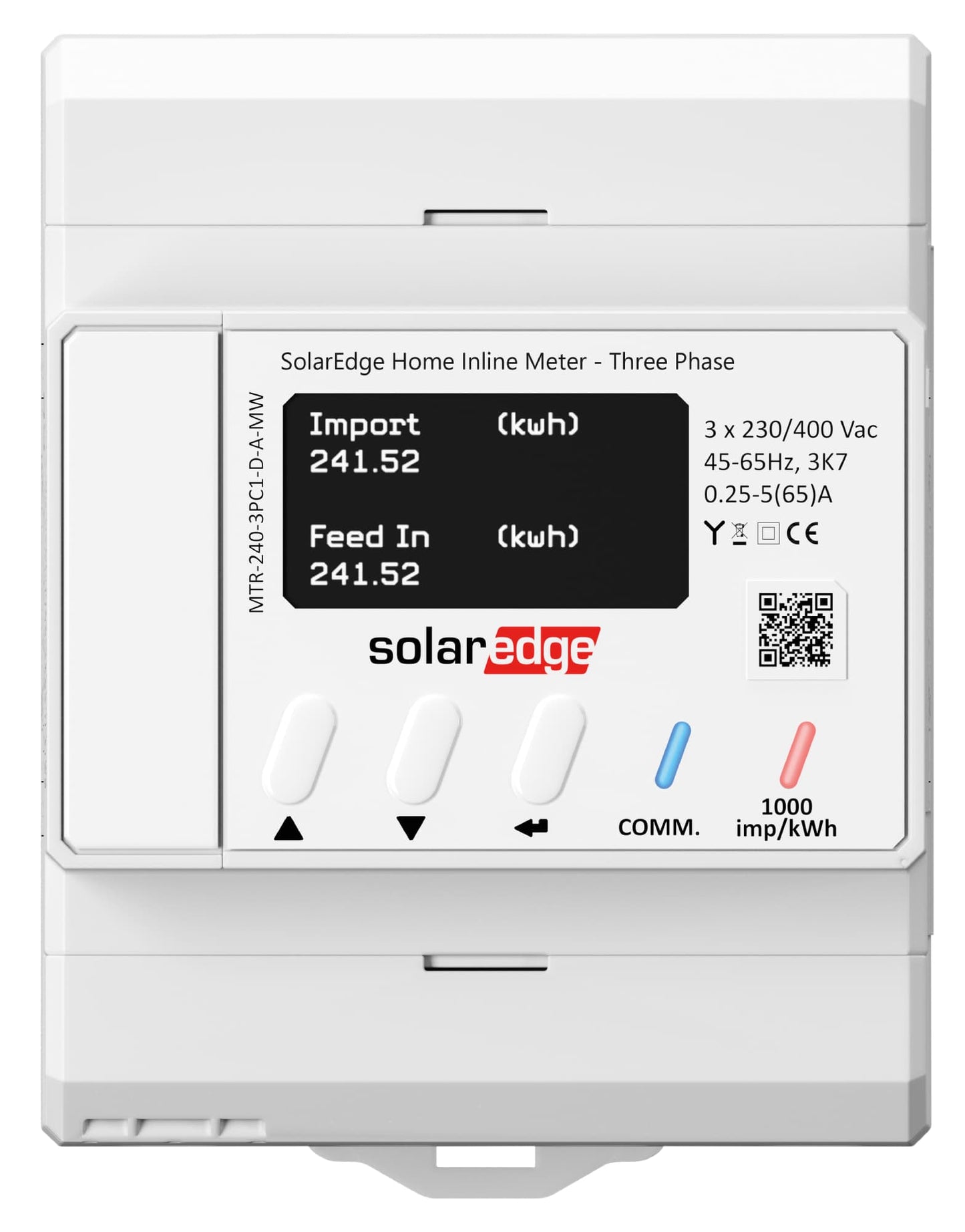 SolarEdge Inline Energy Meter with Energy Net, 1PH/3PH 230/400V, 65A