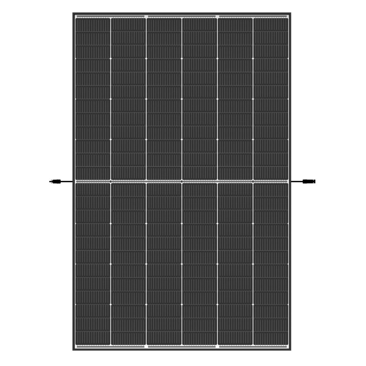 Trina Vertex S+ N-Type Dual Glass 460W - Triple-Cut 1500V Black Frame Solar Panel