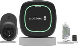 Wallbox Kit Pulsar Max PLP2 (7.4Kw / 5 Meter / Type 2 / Black) & Clamp (1PH) & Dock