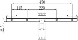 Growatt ARK Battery Wall Bracket