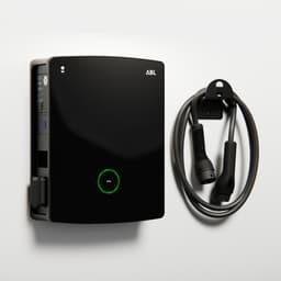 Επιτοίχιος θάλαμος ABL eM4 (22 kW / Διπλός / RCBO / Πρίζα / Επέκταση / Στάνταρ / Μαύρο) 